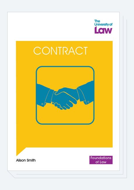 Foundations of Law From The University of Law Contract Front Cover