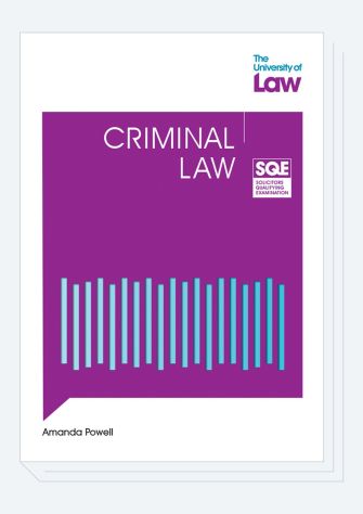 Criminal Law From The University Of Law Front Cover Criminal Law From The University Of Law Front Cover