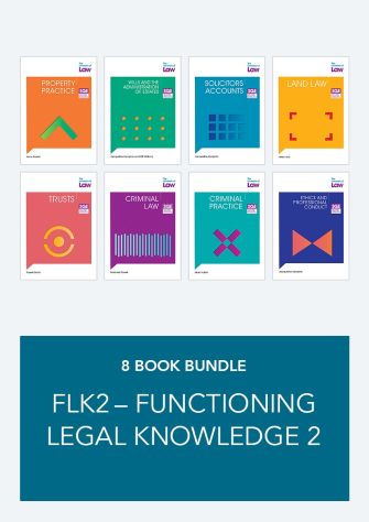 Bundle of 8 study manuals: FLK2 – Functioning Legal Knowledge 2 From The University Of Law Bundle of 8 study manuals: FLK2 – Functioning Legal Knowledge 2 From The University Of Law