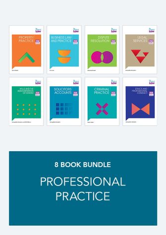 Bundle of 8 study manuals: Professional Practice From The University Of Law Bundle of 8 study manuals: Professional Practice From The University Of Law